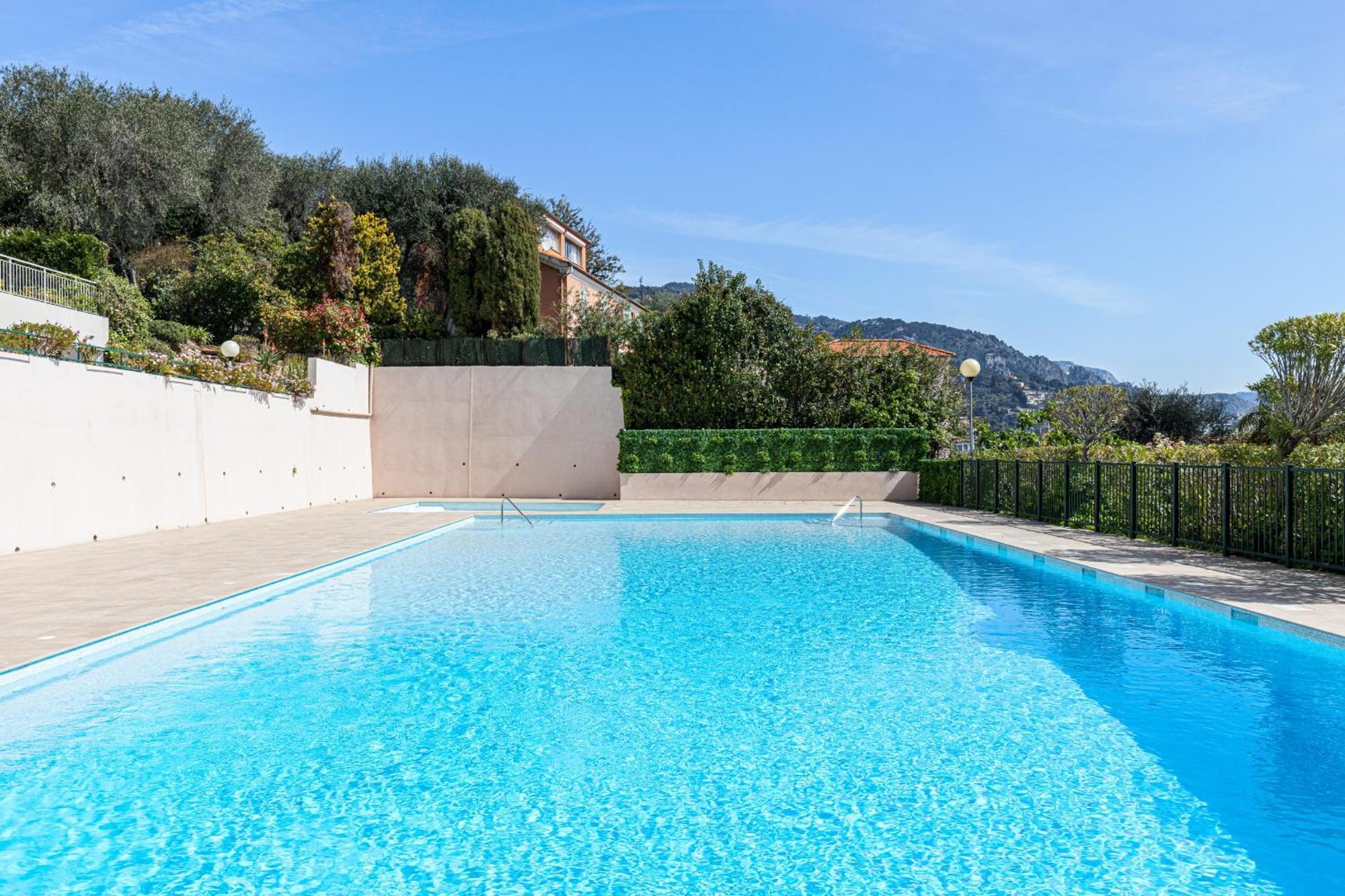 2 Bdr Villefranche-Sur-Mer Sea View Parking And Swimming Pool Exteriör bild